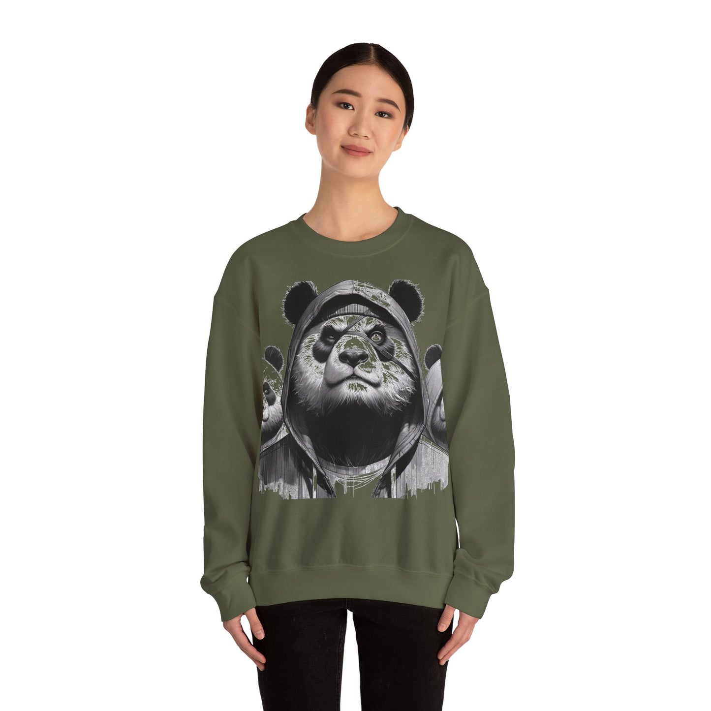 Unisex Sweatshirt Panda-Motiv