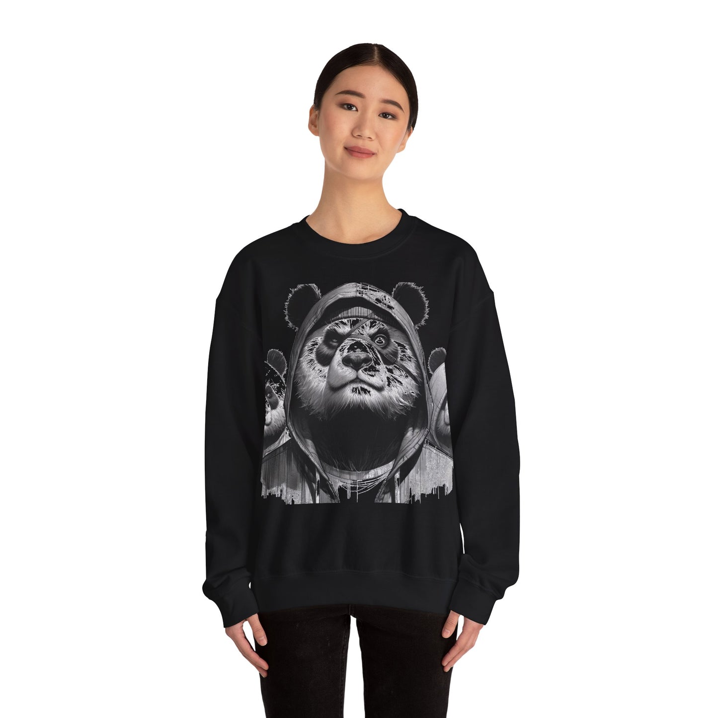 Unisex Sweatshirt Panda-Motiv