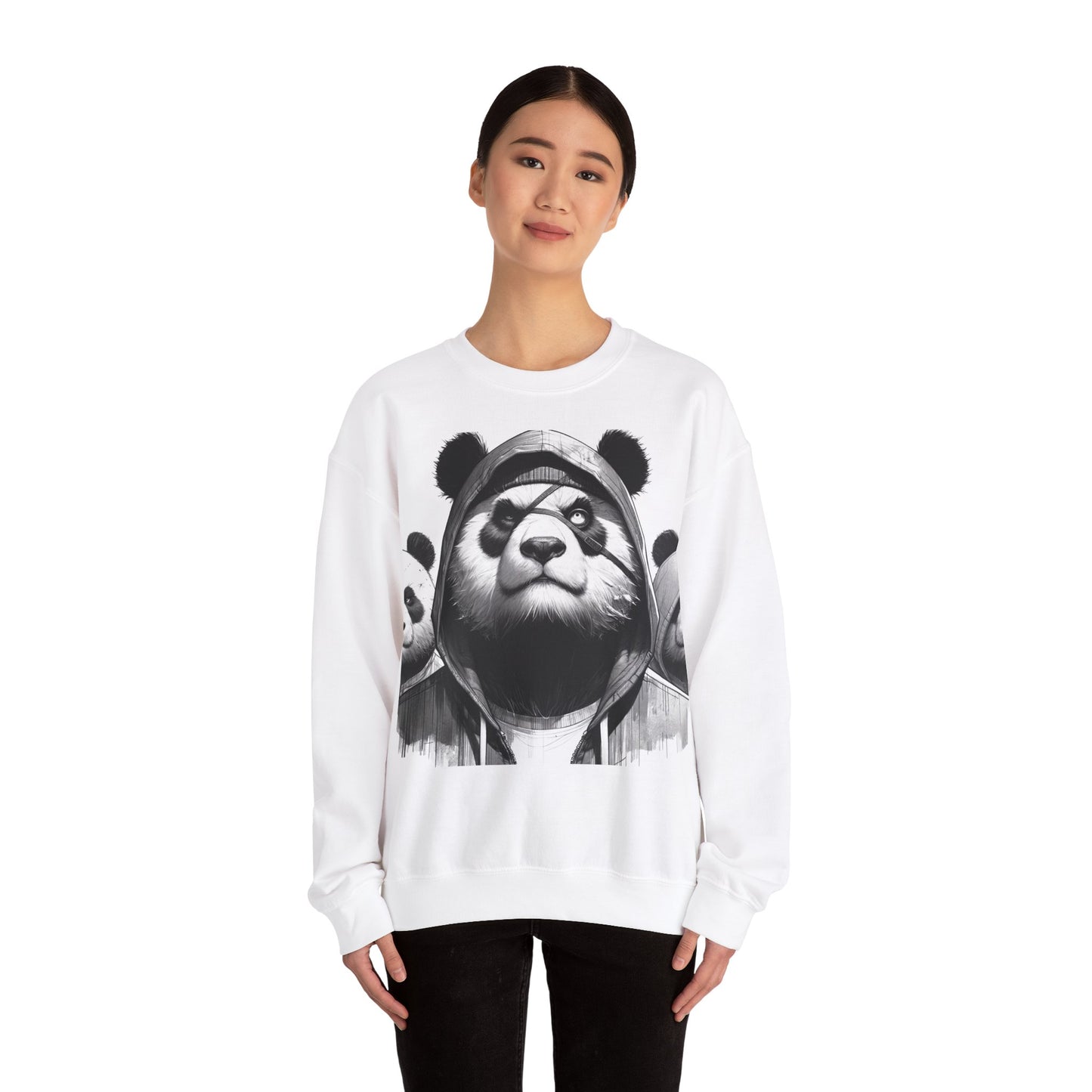 Unisex Sweatshirt Panda-Motiv