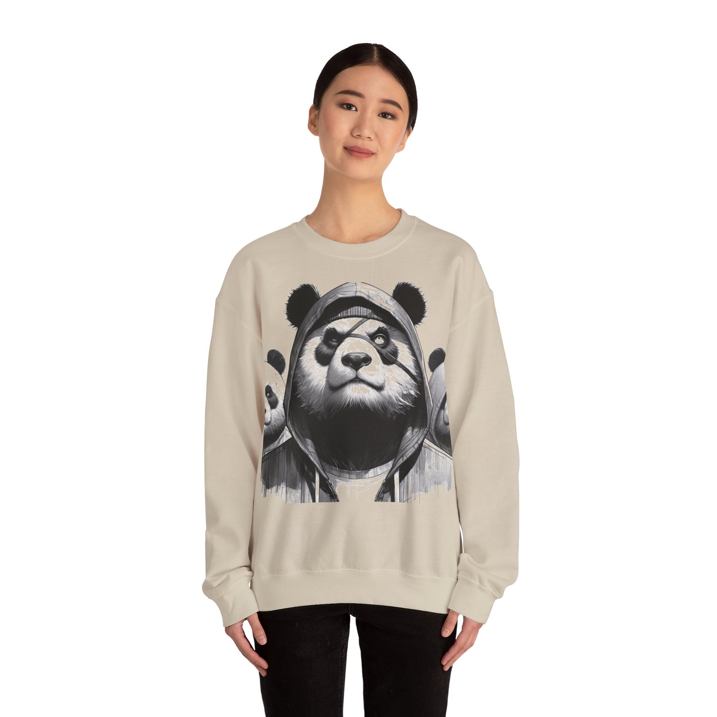 Unisex Sweatshirt Panda-Motiv