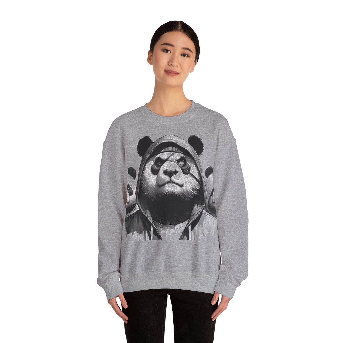 Unisex Sweatshirt Panda-Motiv